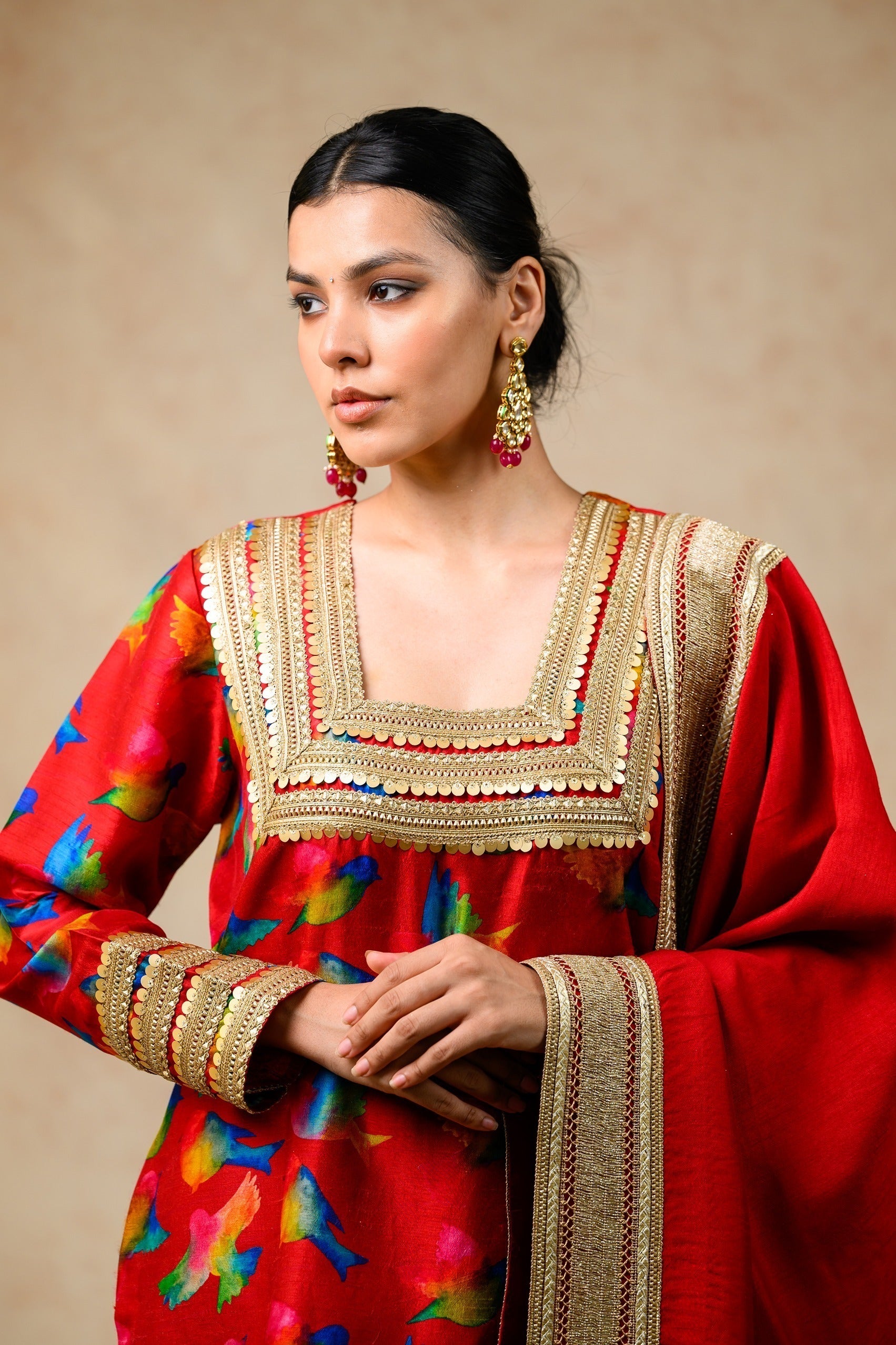 Suit With Palazzo, Dupatta image 13