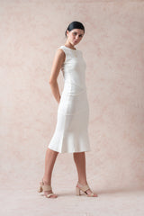 Pearl White Long Maxi Dress image 2