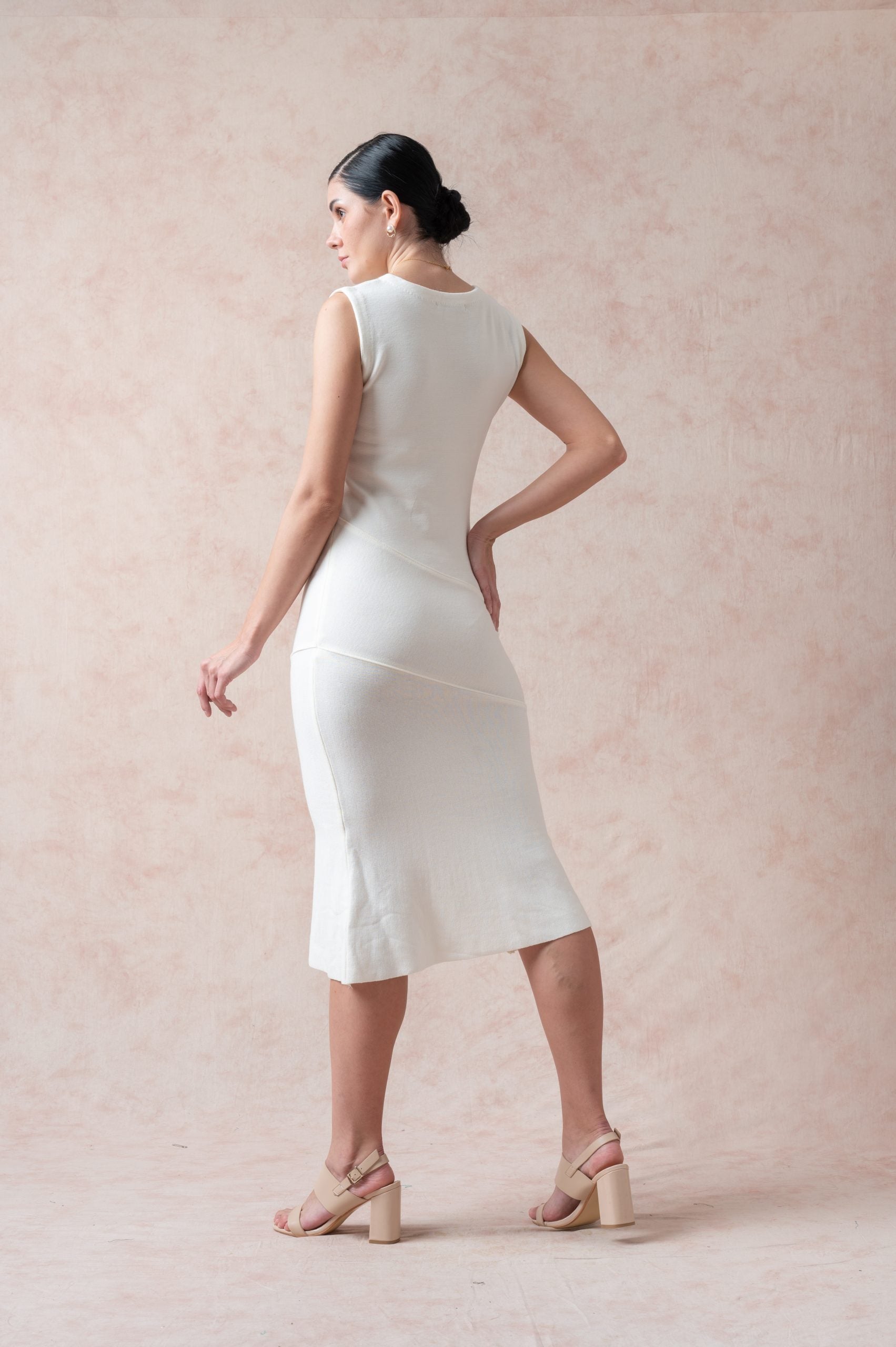 Pearl White Long Maxi Dress image 4