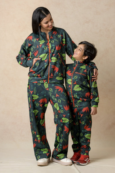 Flaming Lily print twinning set  for Mom + Son image 13