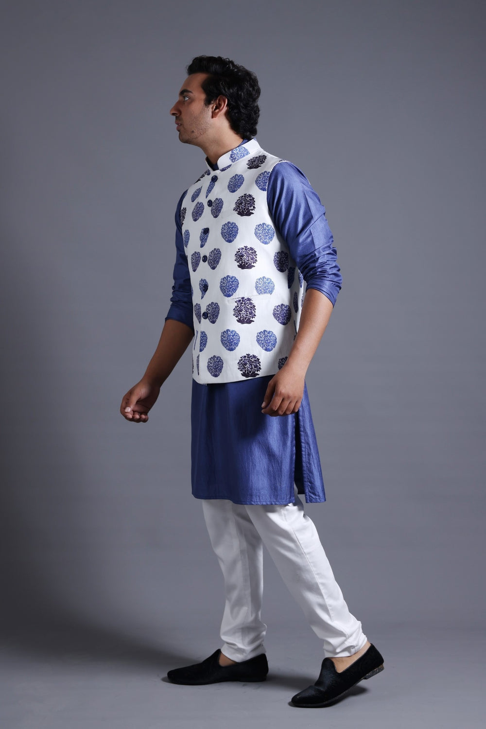 Nehru Jacket With Kurta Pyjama image 2