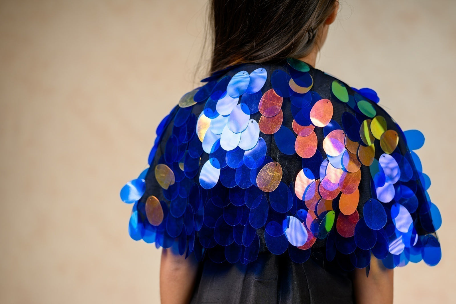 Embellished Cape With Jumpsuit image 5