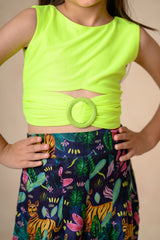 Neon Buckle Top image 0