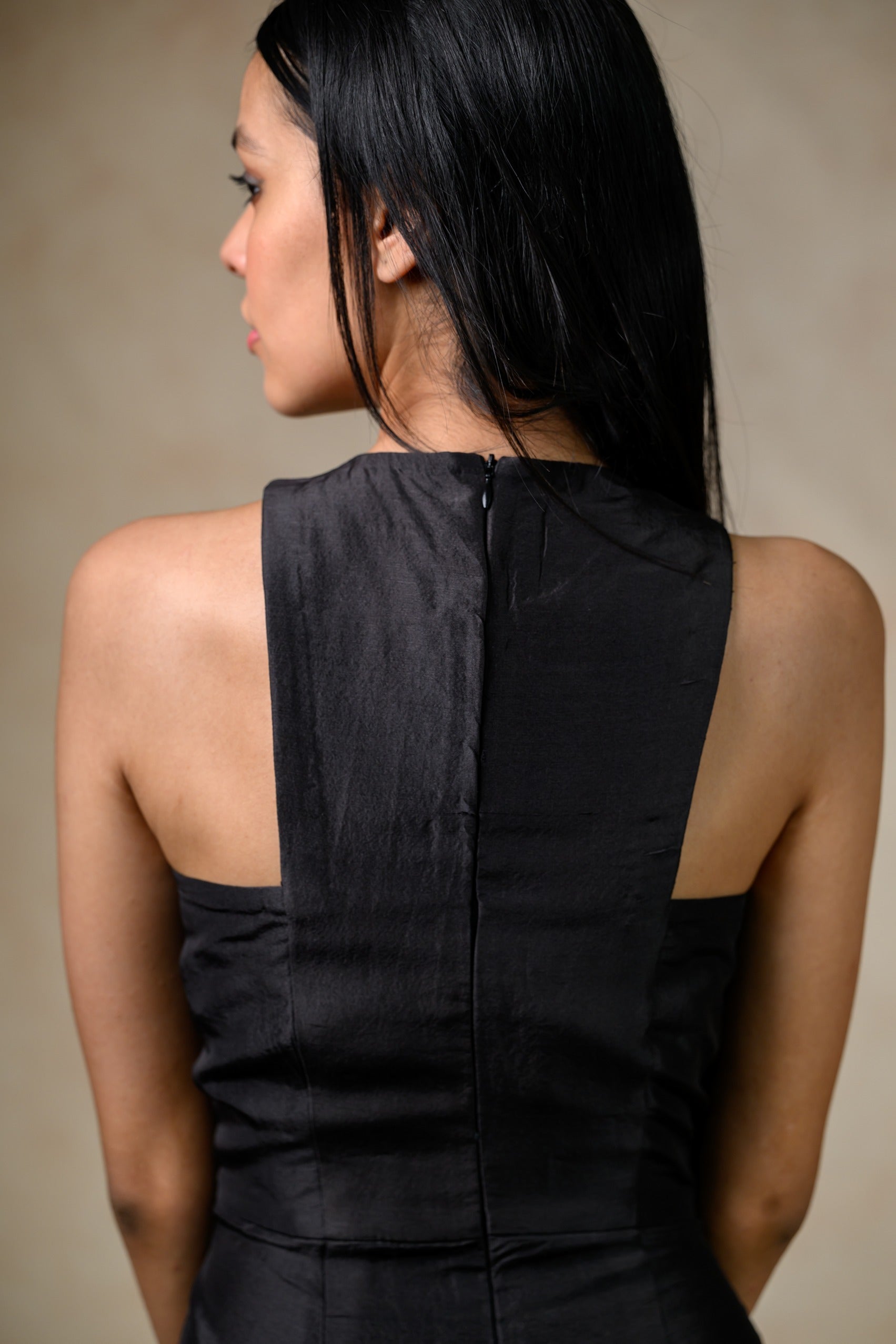 Embellished Cape With Jumpsuit image 8