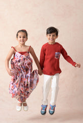 Multicolored twinning set for Sister + Brother image 0