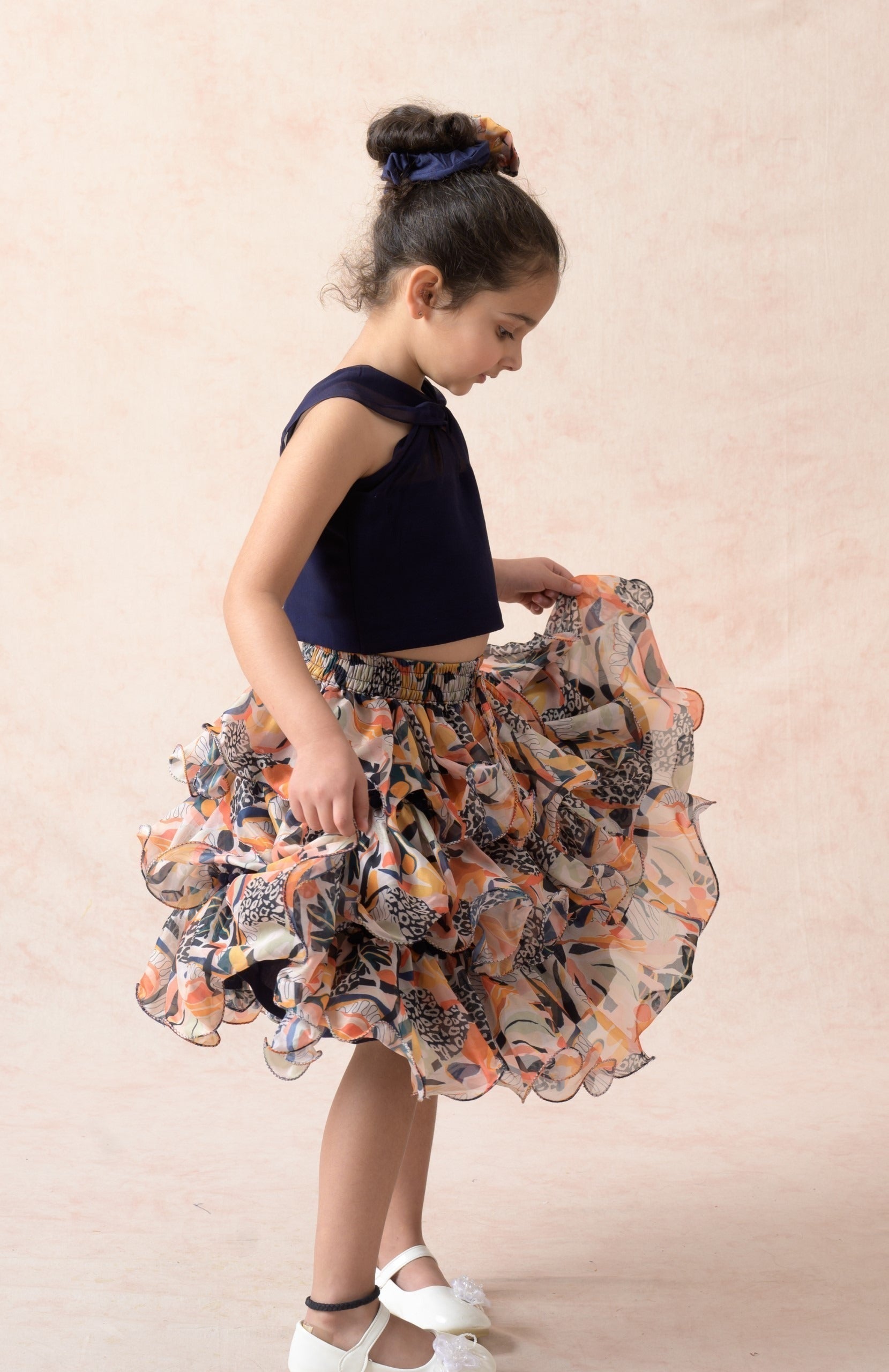 Top with ruffle skirt image 3