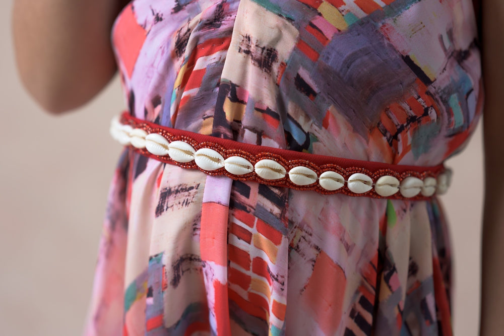 Jumpsuit with handcrafted belt image 9