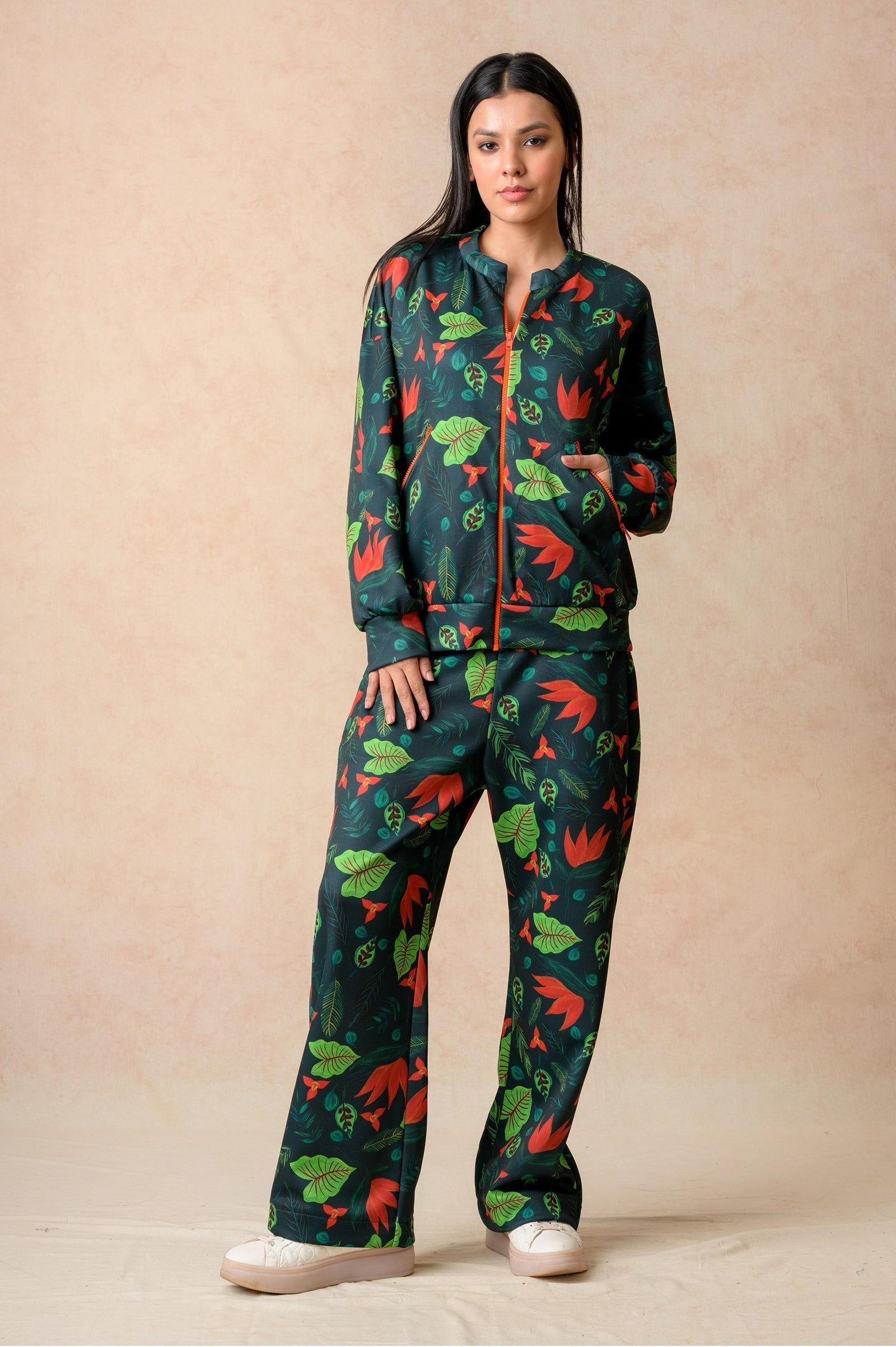Flaming Lily print twinning set  for Mom + Son image 2