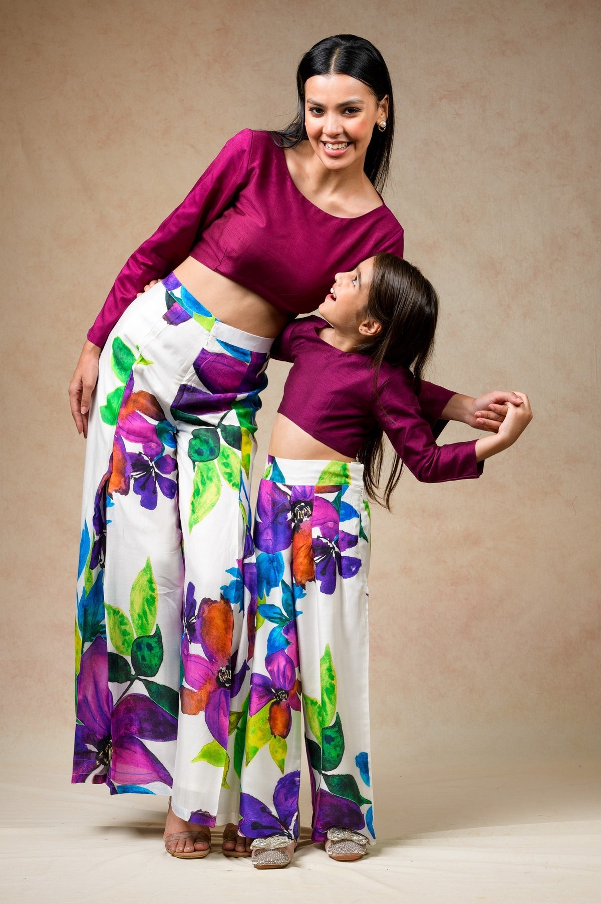Crop Top With Pants twinning set for Mom + Daughter image 0