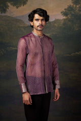 Pure Organza Hand-Embroidered Shirt image 2