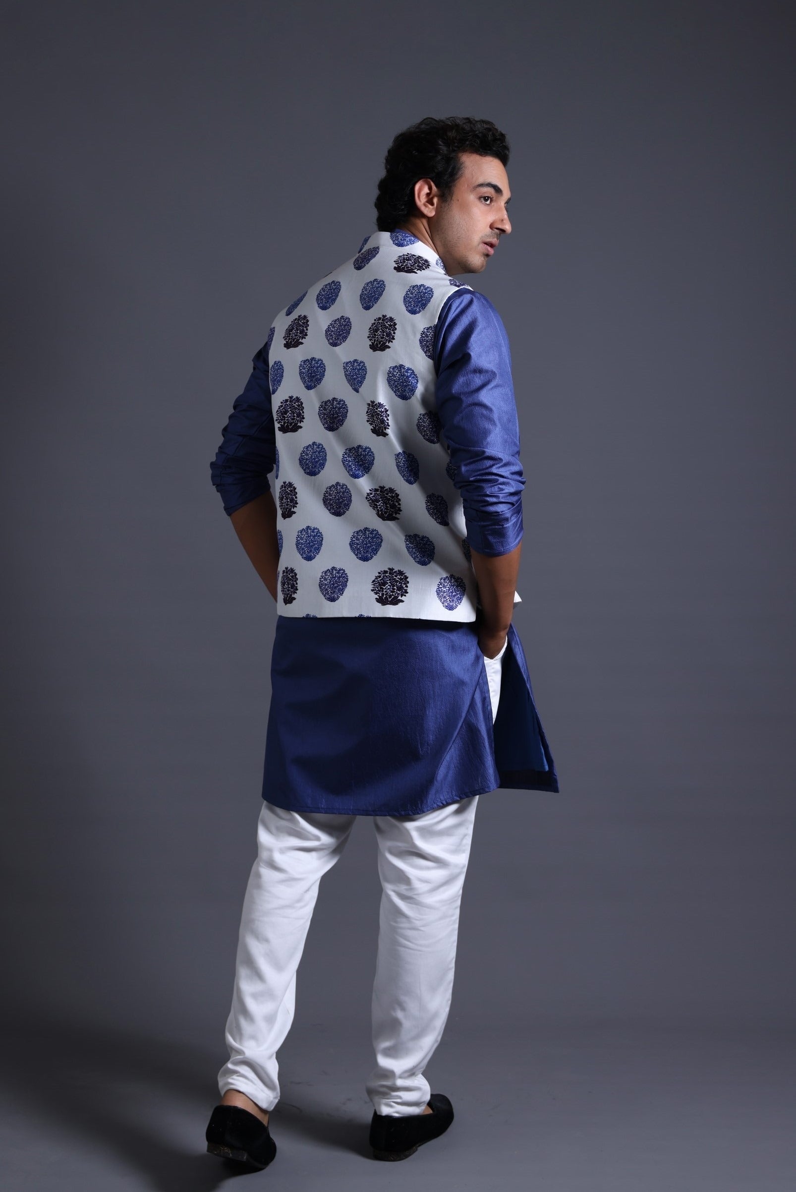 Nehru Jacket With Kurta Pyjama image 5
