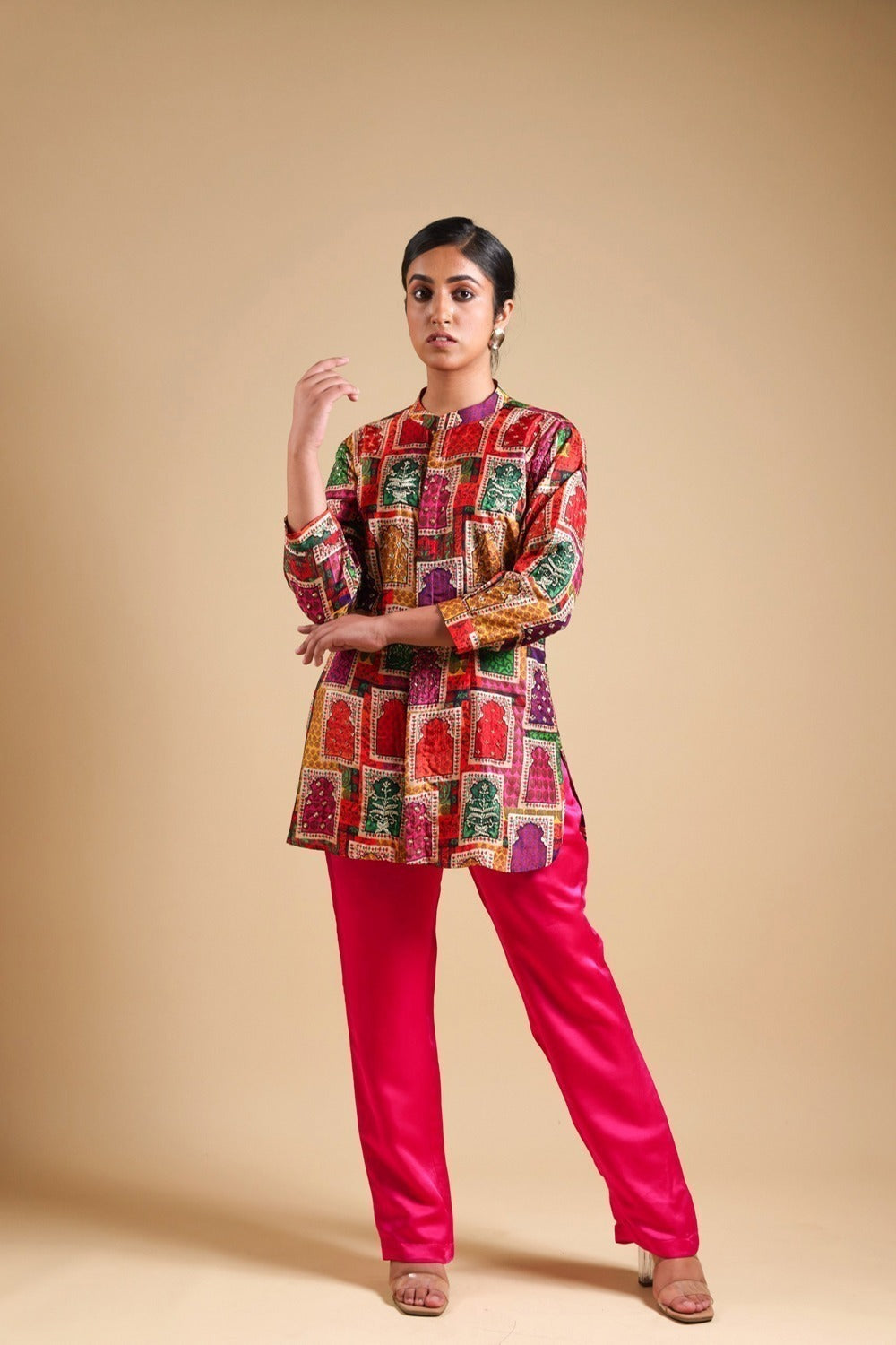 Hand-Embroidered Co-ord Set image 1