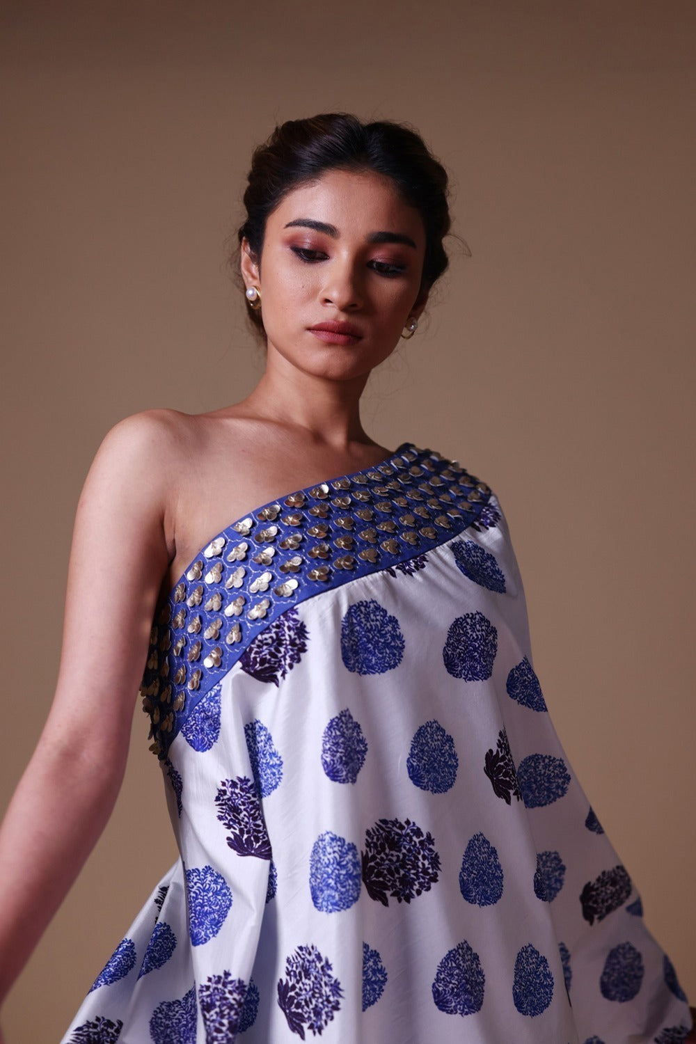 Off Shoulder Tunic With Palazzo image 3