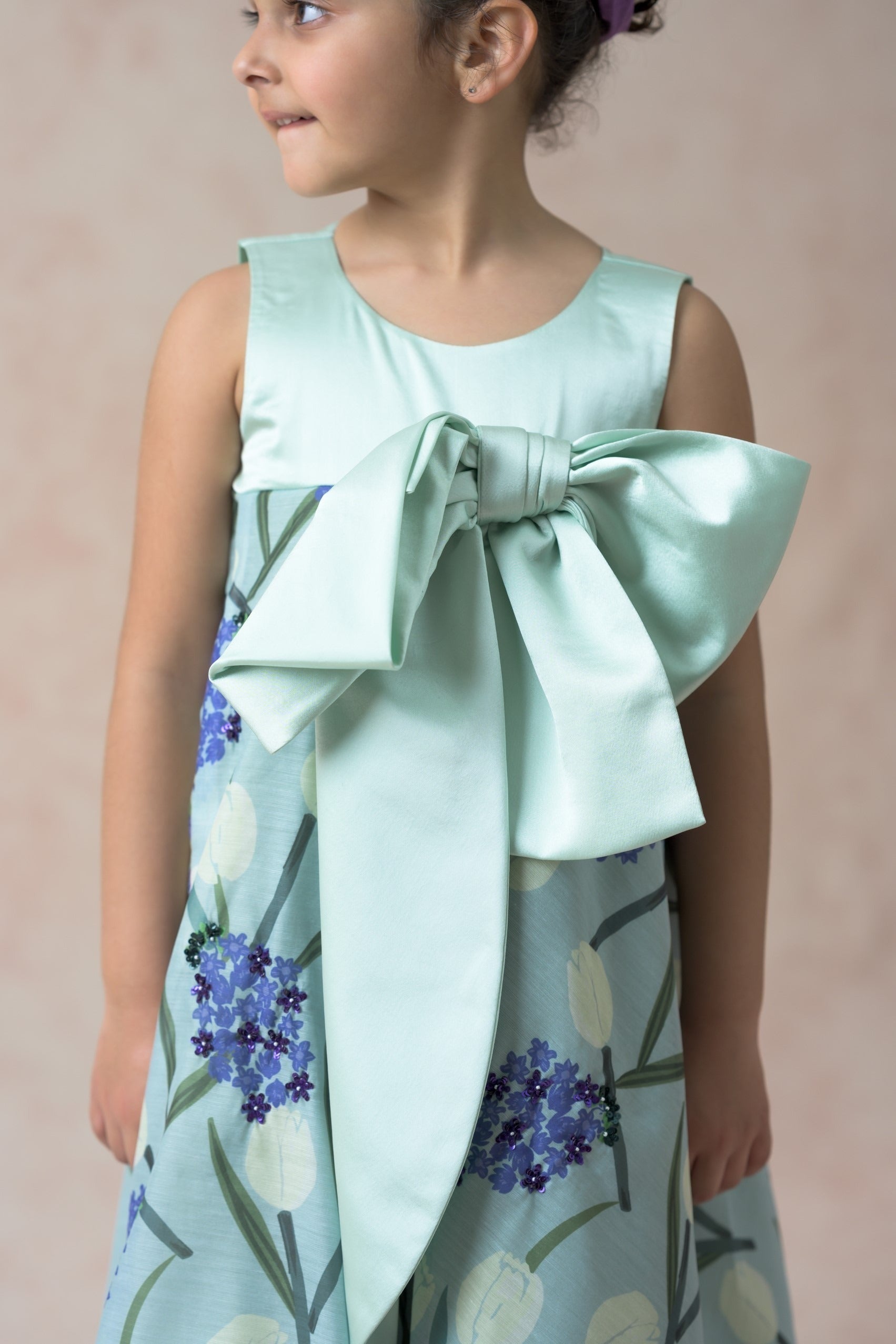 Hand embroidered frock image 8