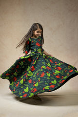 Hand Embroidered Flared Lehenga image 2