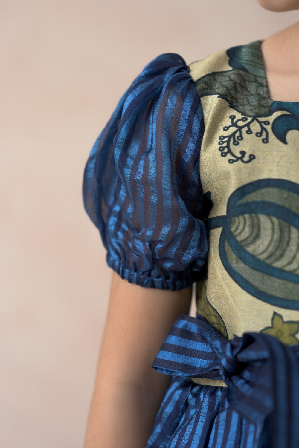 Shades of blue frock image 7