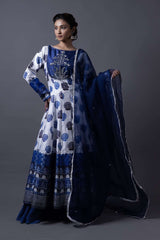 Neeli buti Hand Embroidered twinning set for Mom + Daughter + Son image 3