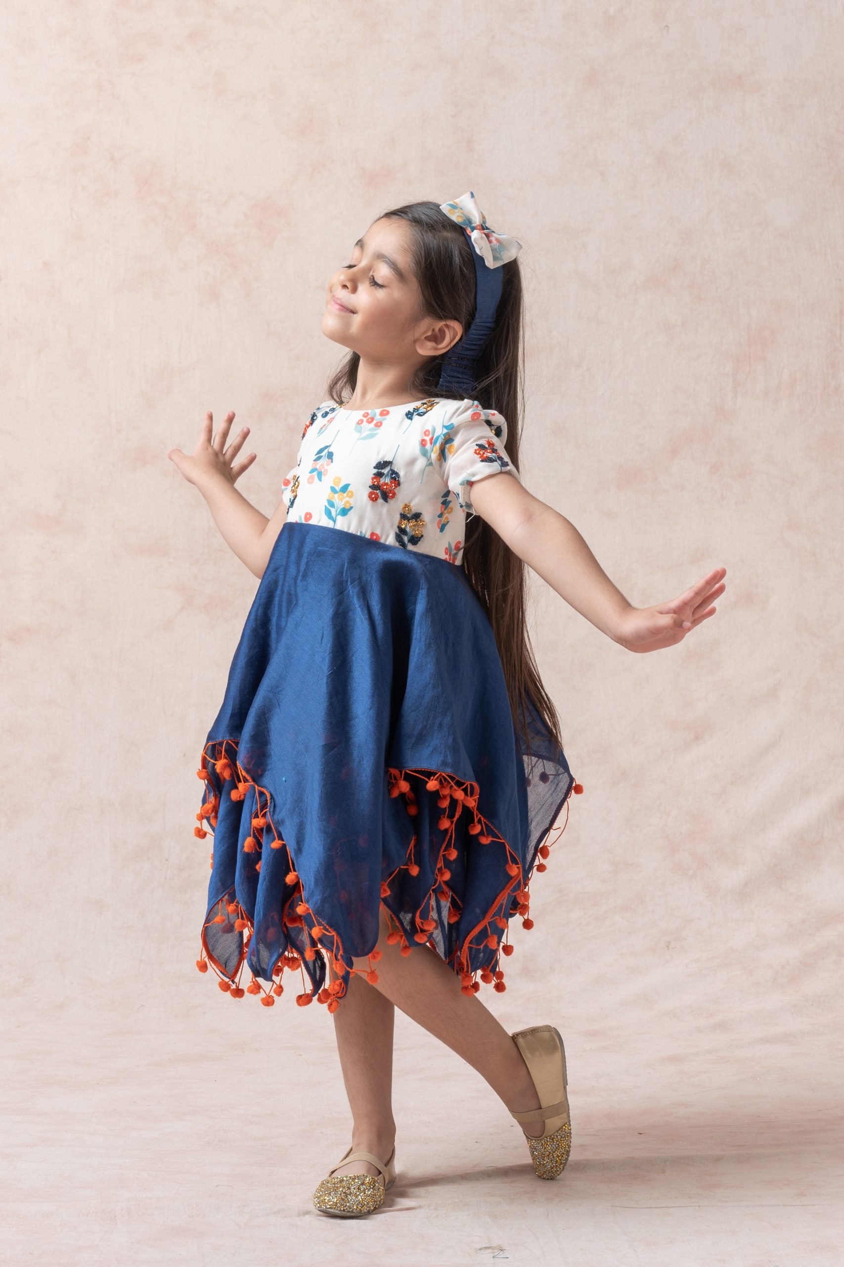 Handembroidered frock image 1