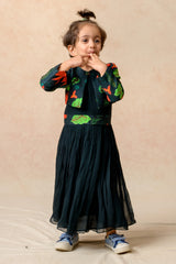 Twisted Neck Dress With Jacket image 0