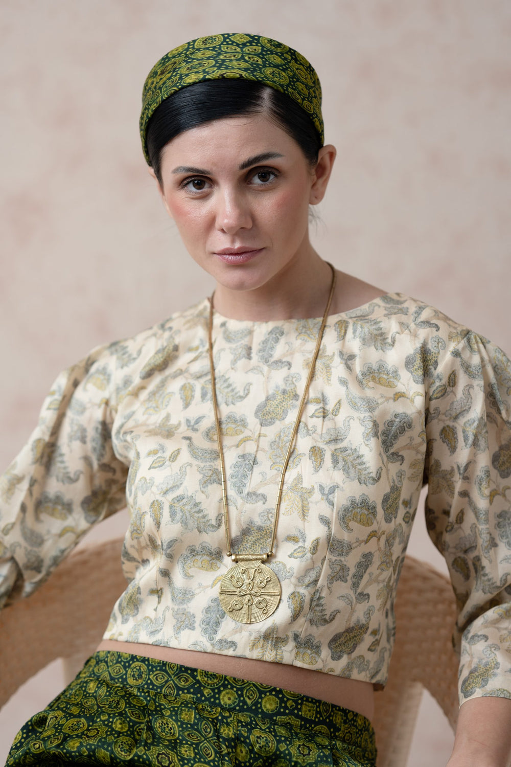 Ajrakh Print Twinning Set for Mom + Daughter image 6