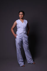 Sleeveless waistcoat with pants image 2