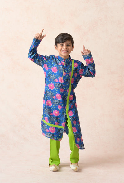 Lapis blue twinning set for Mom + Daughter + Son image 21
