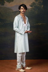 Embellished Mirror Work Kurta Set image 2