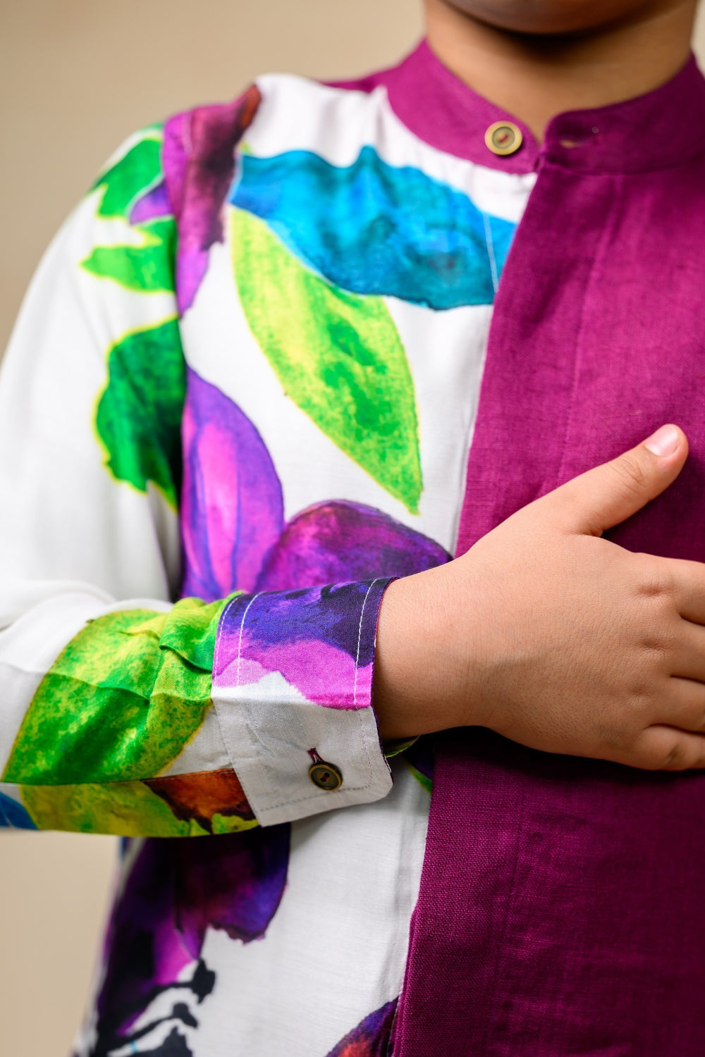 Floral print twinning set for Mom +Son image 22