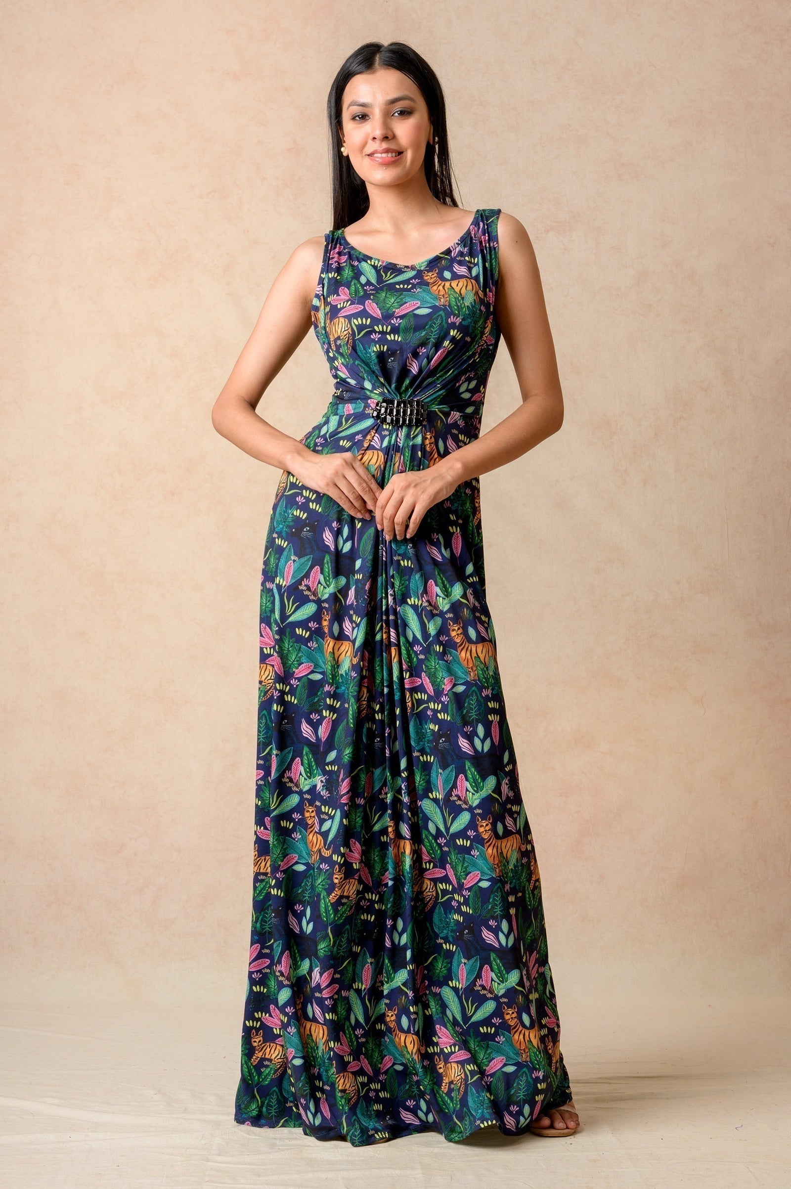 Ruching Gown twinning set for Mom + Daughter image 1
