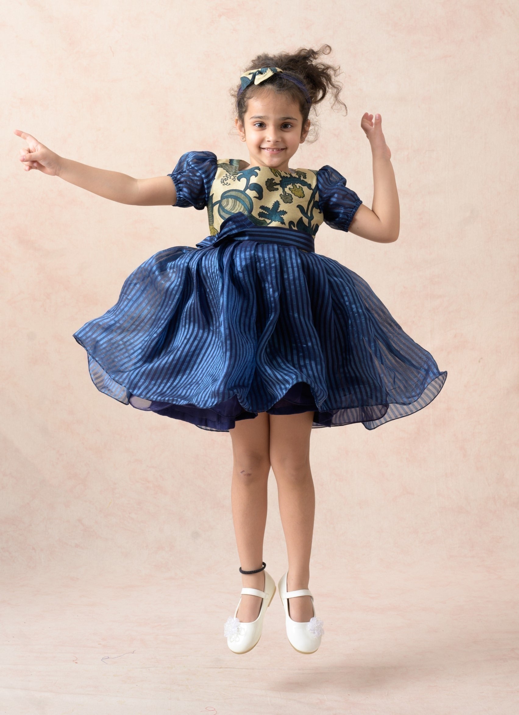 Shades of blue frock image 4