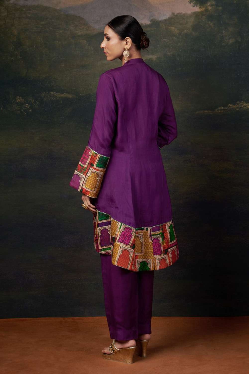 Organza Coord Purple Set image 3