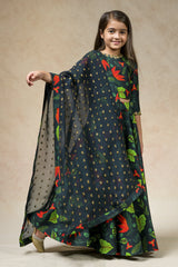 Hand Embroidered Flared Lehenga image 0