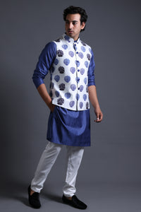 Aakar Nehru Jacket With Kurta Pyjama