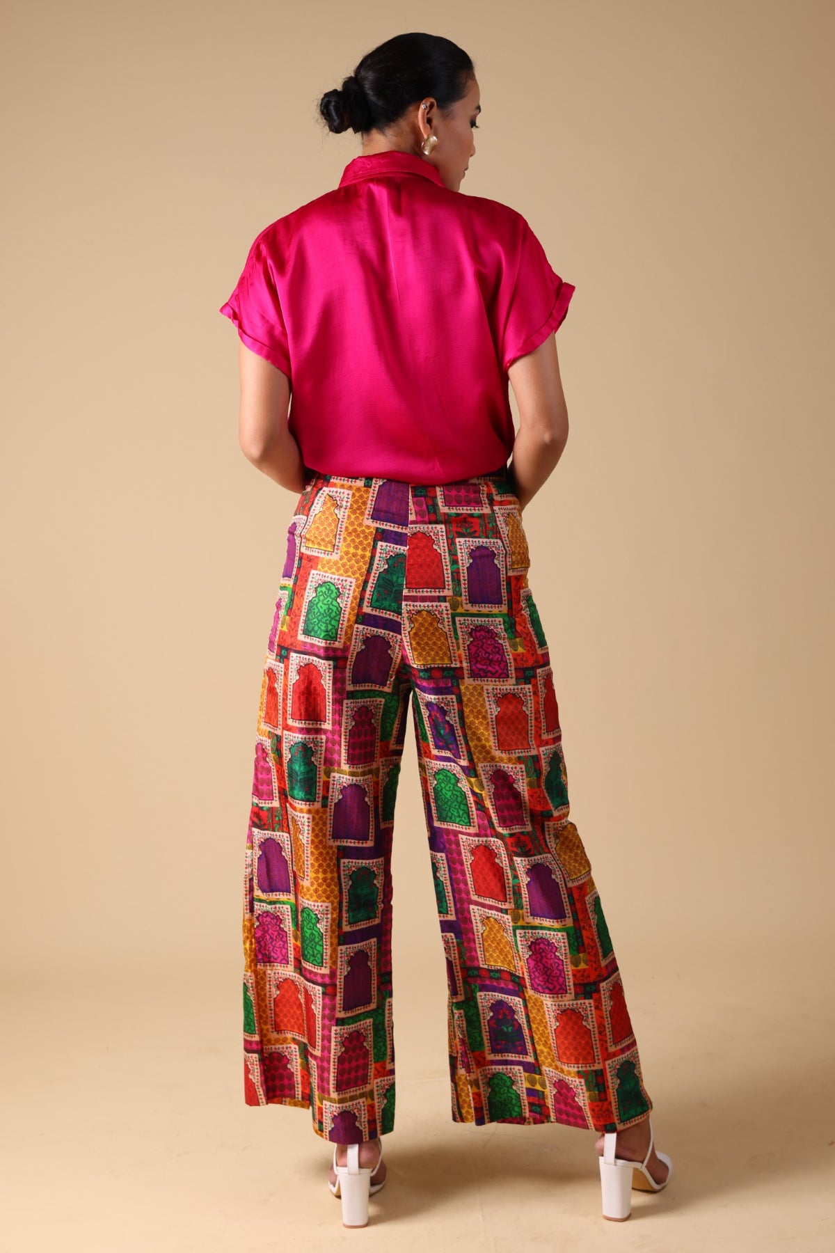 Anaya Hand-Embroidered Shirt With Pleated Pant Set