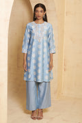 Chinar Hand Embroidered Kurta With Pant