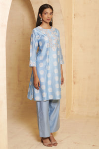 Chinar Hand Embroidered Kurta With Pant