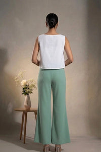 Elara — Hand-Embroidered Poplin Co-ord Set
