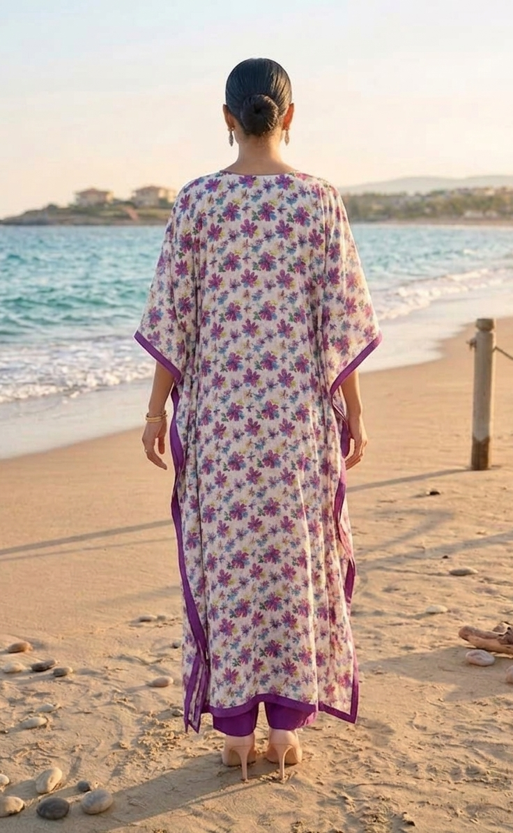 Hand Embroidered Kaftan