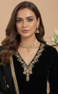 Hand Embroidery  Zardozi work Kurta Set