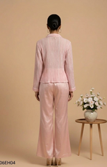 Aura — Embroidered Satin & Organza Co-ord Set