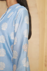 Gulshan Hand Embroidered Pintuck Kurti With Pant
