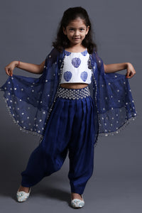 Hand Embroidered Dhoti Set