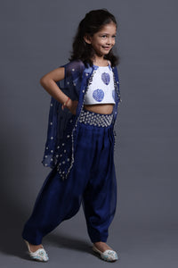Hand Embroidered Dhoti Set