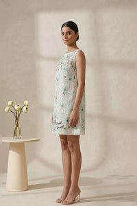 Avira — Hand-Embroidered Cotton Cutwork Floral Dress