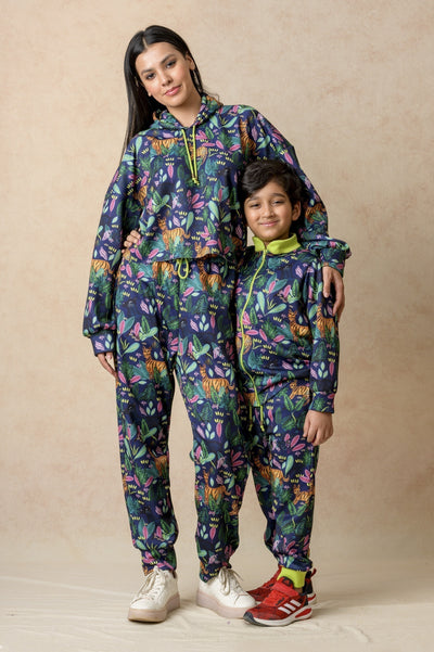 Jacket With Jogger twinning set for Mom + Daughter + Son