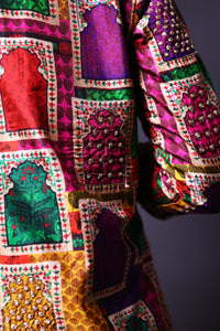 Samaira zardosi hand embroidered jharoka print co-ord set