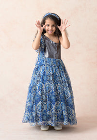Chiffon layered gown