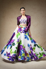 Hand Embroidered silk twinning set for Mom + Son