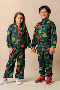 Flaming Lily print twinning set for Sister + Brother