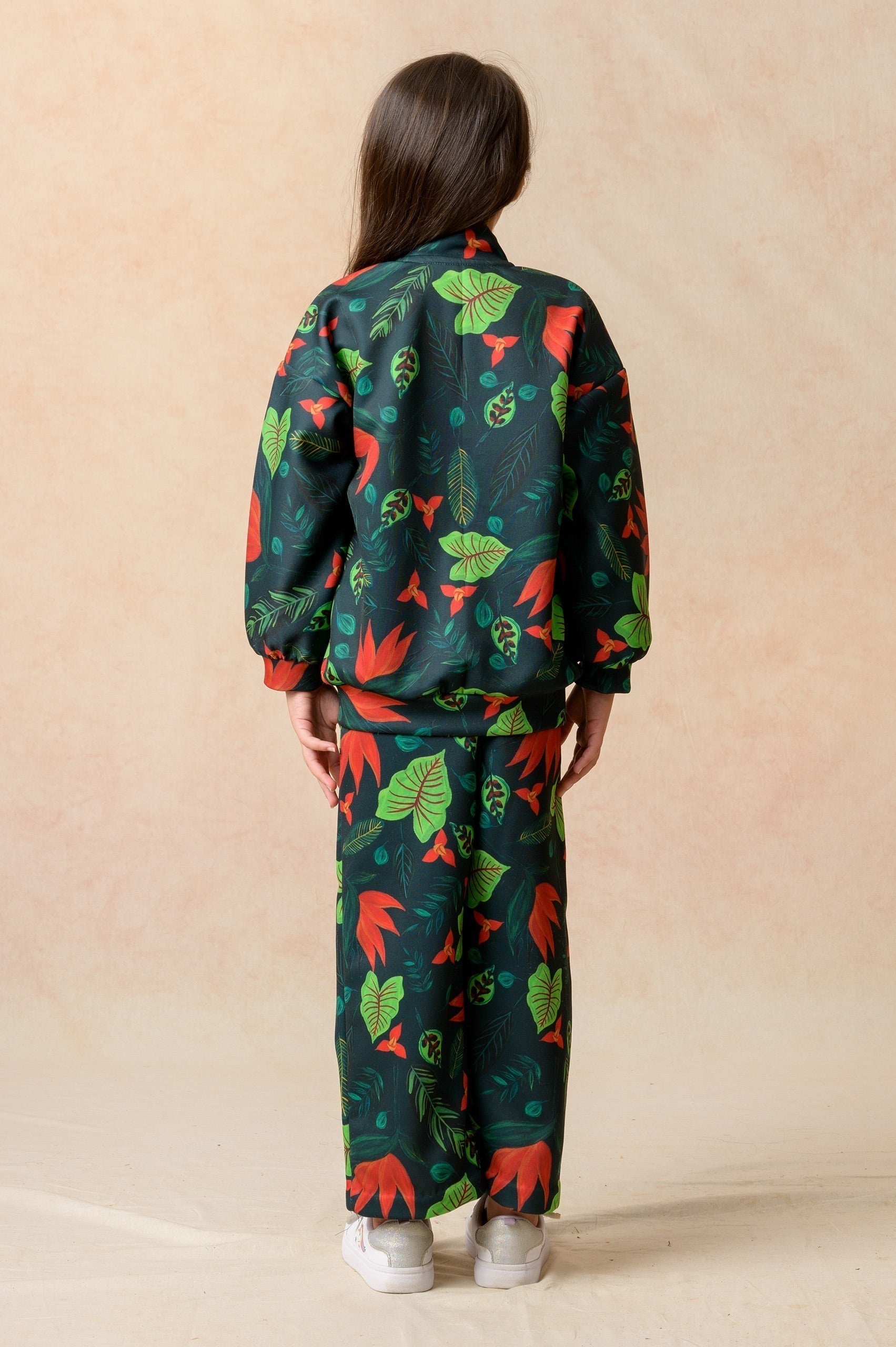 Flaming Lily print twinning set for Sister + Brother